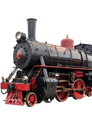 Fototapeta premium Vintage steam locomotive (1)