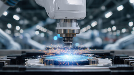 See how an AI-powered robot engages Industry 4.0 systems with a precise touch gesture, triggering cloud-based analytics, big data processing, and neural network decision-making in