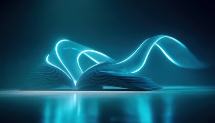 abstract smoke background with a book