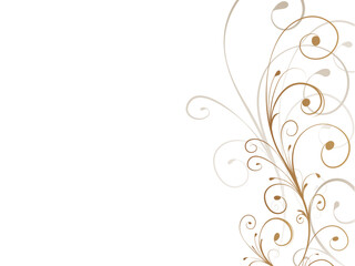 洋風な蔦の背景素材