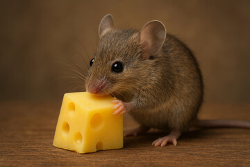 mouse and cheese