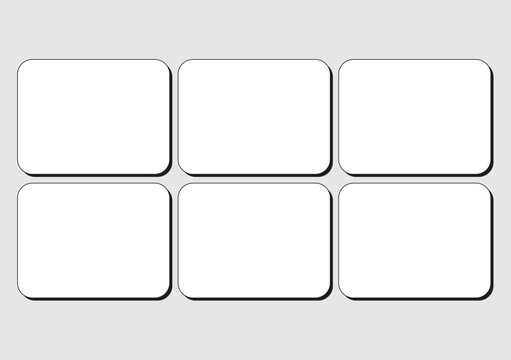 Creative blank comic pages and storyboard templates. Printable sheets for manga, cartoon, and webtoon drawing and illustration.
