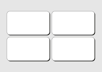 Blank storyboard pages for comic strips. Printable templates for manga, cartoons, and webtoons, perfect for creative illustration.
