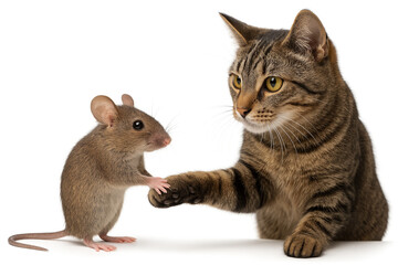 cat and mouse in peace