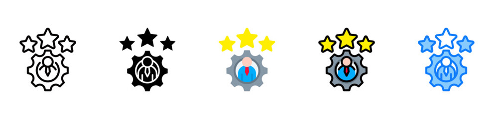 Experience icon multiple style 