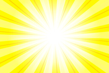 Obraz premium School Bus Abstract Sunlight Background. Yellow Glow Effect Sunburst Background for Presentation, Banner, Poster, Flyer, Sales. Pop Art Template for Summer and Spring. Rays Theme.