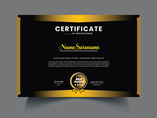 Modern Award Certificate Design Template