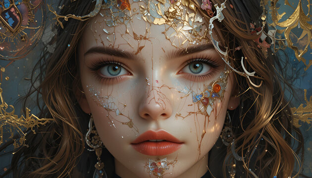 Futuristic cloud computing platform with glowing digital network and data connections rising from a circular base, artificial intelligence and technology innovation concept, soft clouds and light effe - Powered by Adobe