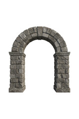 Fototapeta premium Majestic stone archway structure standing resiliently, crafted with precision and timeless