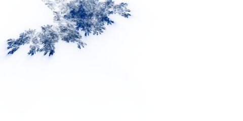 Mikroskopische filigrane organische blaue Fraktalstruktur – faszinierendes Gewächs in wissenschaftlicher Forschung, Natur, Biologie, Wissenschaft, Forschung
