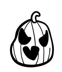 pumpkin line art