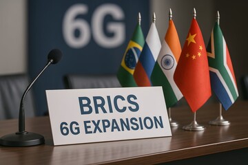 A meeting with national flags and the 6G Expansion in focus. 