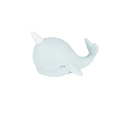 Dolphin rubber doll children's toy cut out isolated transparent background
