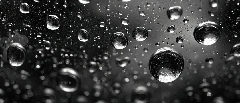 Close-up of water droplets on a surface