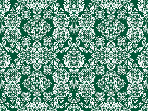 
Classic Damask Seamless
Pattern - Vector Illustration for Elegant Textile
Design,Damask,Jacquard loom, Brocade, Satin weave,ethnic, geometric, textile, fabric, motif, retro, 