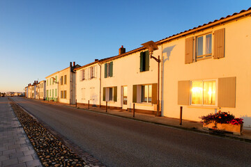 Street of Rivedoux-Plage in the island of Ré 