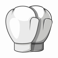 white boxing gloves