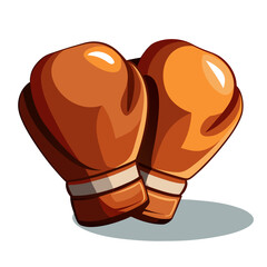 boxing gloves vector illustration