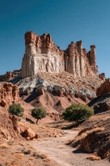 Fototapeta premium Desert canyon, sandstone buttes