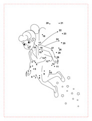 Fairy Connect the Dots Puzzle