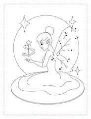 Fairy Connect the Dots Activity