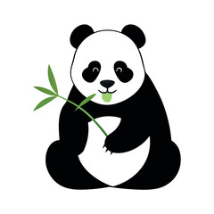 Minimalist black and white graphic element with abstract shapes