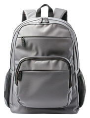 Naklejka premium PNG Gray backpack bag white background architecture.