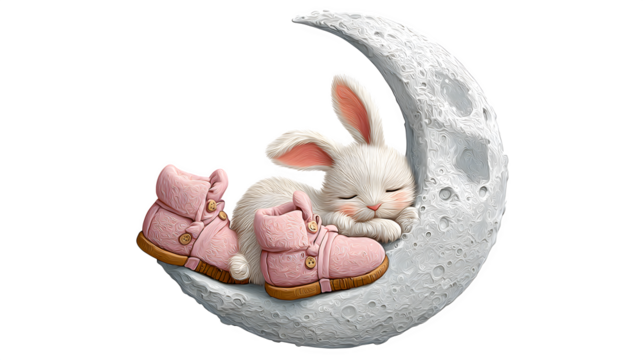 easter bunny with eggs