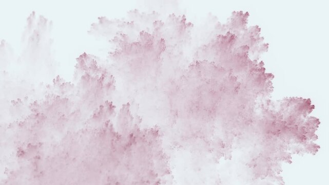 Mikroskopische filigrane organische rote Fraktalstruktur &ndash; faszinierendes Gew&auml;chs in wissenschaftlicher Forschung, Natur, Biologie, Wissenschaft, Forschung
