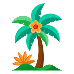 vector illustration of a palm tree