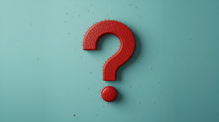 red question mark