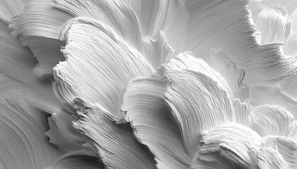 Abstract white paint strokes (1)