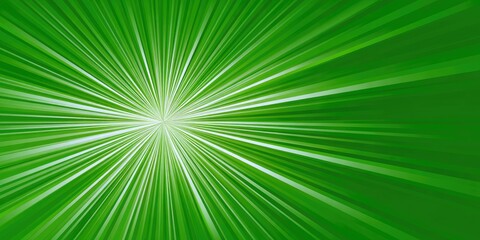 Abstract radial green background