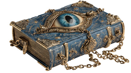Mystical Eye Book, isolated on transparent background