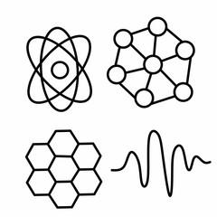 Minimal Abstract Tech Line Elements