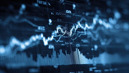 Abstract financial data display (1)