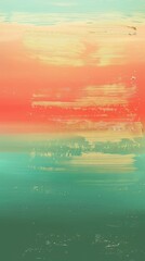 Glowing tiki bar gradient in teal coral and gold  raw