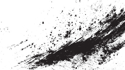 Coal dust texture top view isolated on white for grunge backgrounds. Black coal dust texture isolated on white for creative design projects 