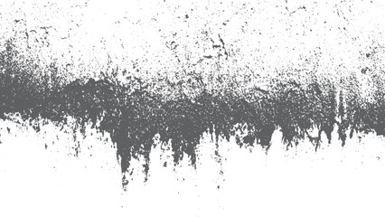 Coal dust texture with black powder particles on white background. Black powder texture of coal dust top view isolated on white 