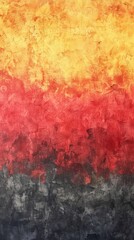 Gradient of summer heatwave crimson amber and charcoal  raw