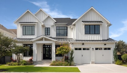 Fototapeta premium Modern Farmhouse Exterior (2)