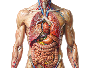 3D Medical Anatomy Model of Organ Systems