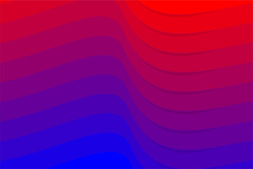 Colorful Abstract Wavy Gradient Background Vector Illustration Vibrant Red Purple Blue Fluid Shape Wallpaper for Modern Graphic Design