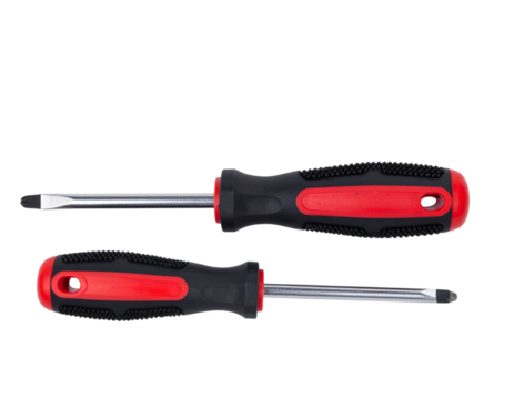 Close-Up Flathead Screwdriver - Powered by Adobe