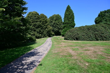 Country walk in an English Country garden.