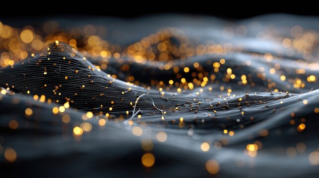 Abstract dark waves with golden particles