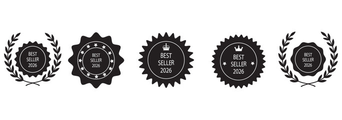 Best Seller 2026 Stamp – Best Seller 2026 Badge Icon Set
