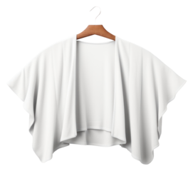 PNG Shrug fashion blouse coathanger.