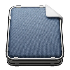 Denim file isolated on transparent background