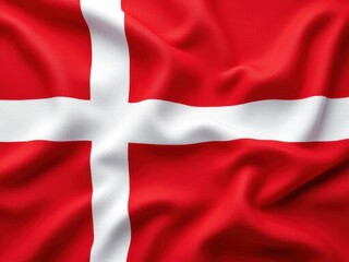 Flag Denmark Waving  